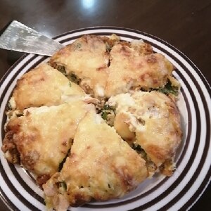 ほうれん草とサーモンの厚焼きキッシュ